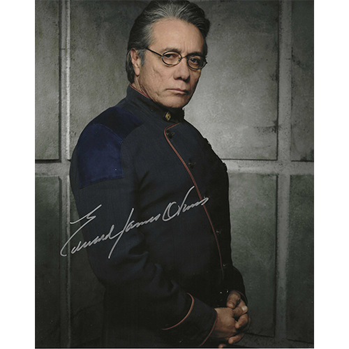 Edward James Olmos Autographed 8x10 Photo Battlestar Galactica